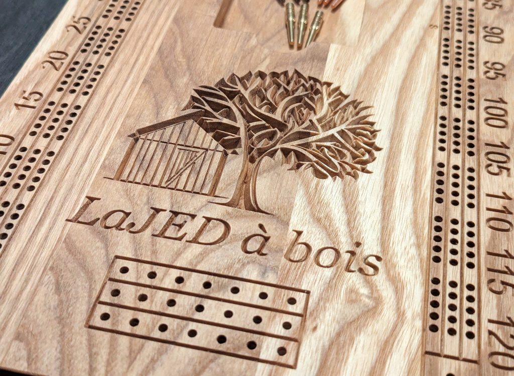 Jeux cribble en bois, Frêne naturel